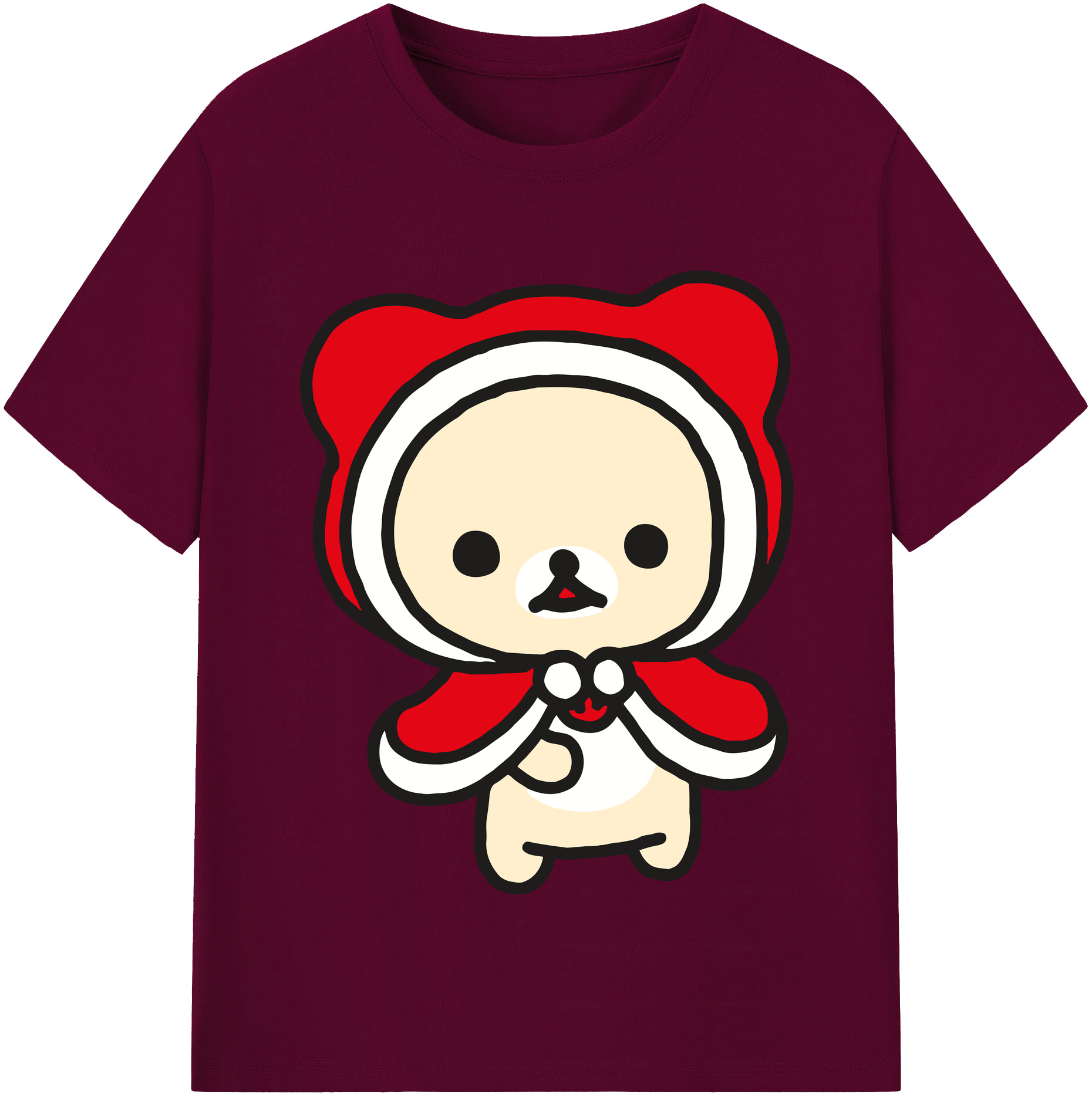 （画像用） リラックマ リラックマ キイロイトリ Rilakkuma Korilakkuma Kiiroitori レディースカジュアルプリントTシャツ（綿100％）